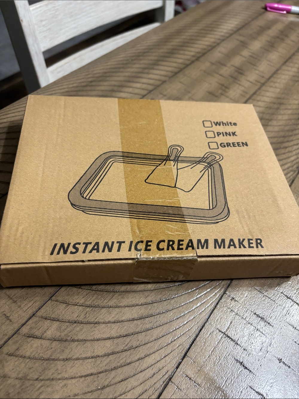 Instant Ice Cream Maker - White sweet